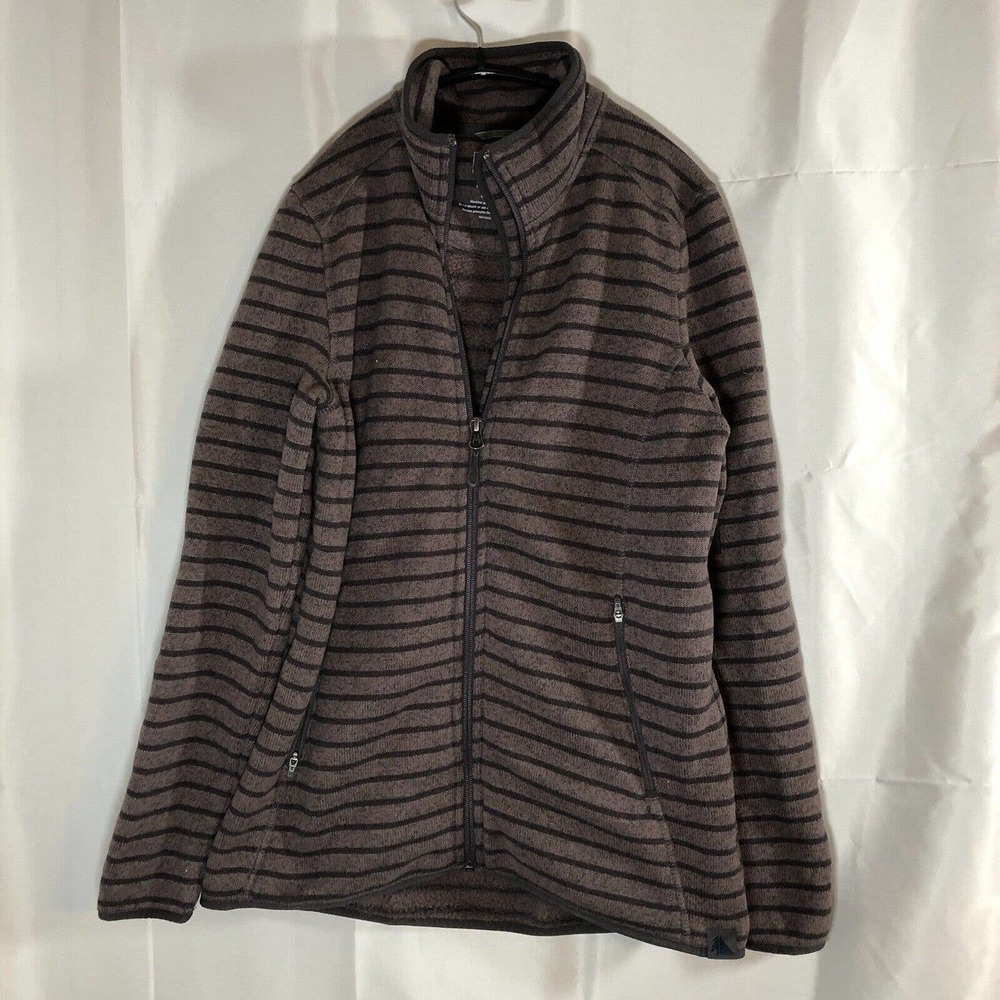 L.L. Bean Sweater Fleece Full Zip Purple Women Small